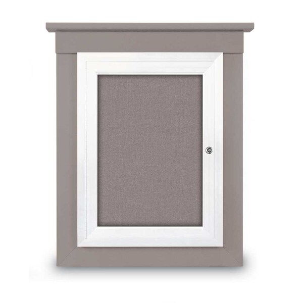Sliding Glass Enclosed Letterboard, 72"x3